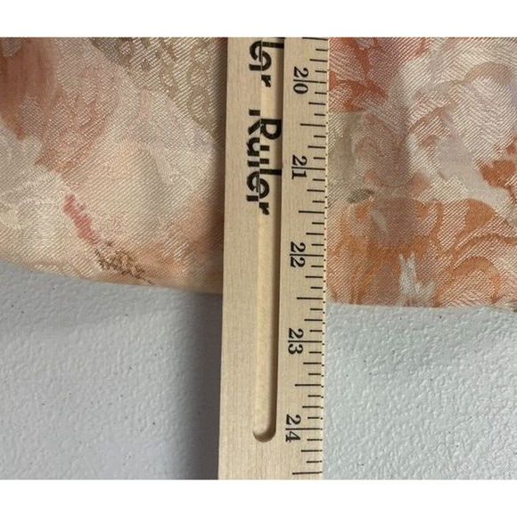 VTG 80s Floral Blazer Patra Womens Size 6 Jacket Puff Sleeve Surplice Formal - Picture 8 of 9